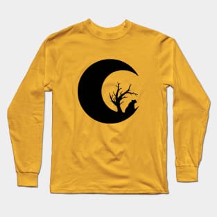 Bear on the moon Long Sleeve T-Shirt